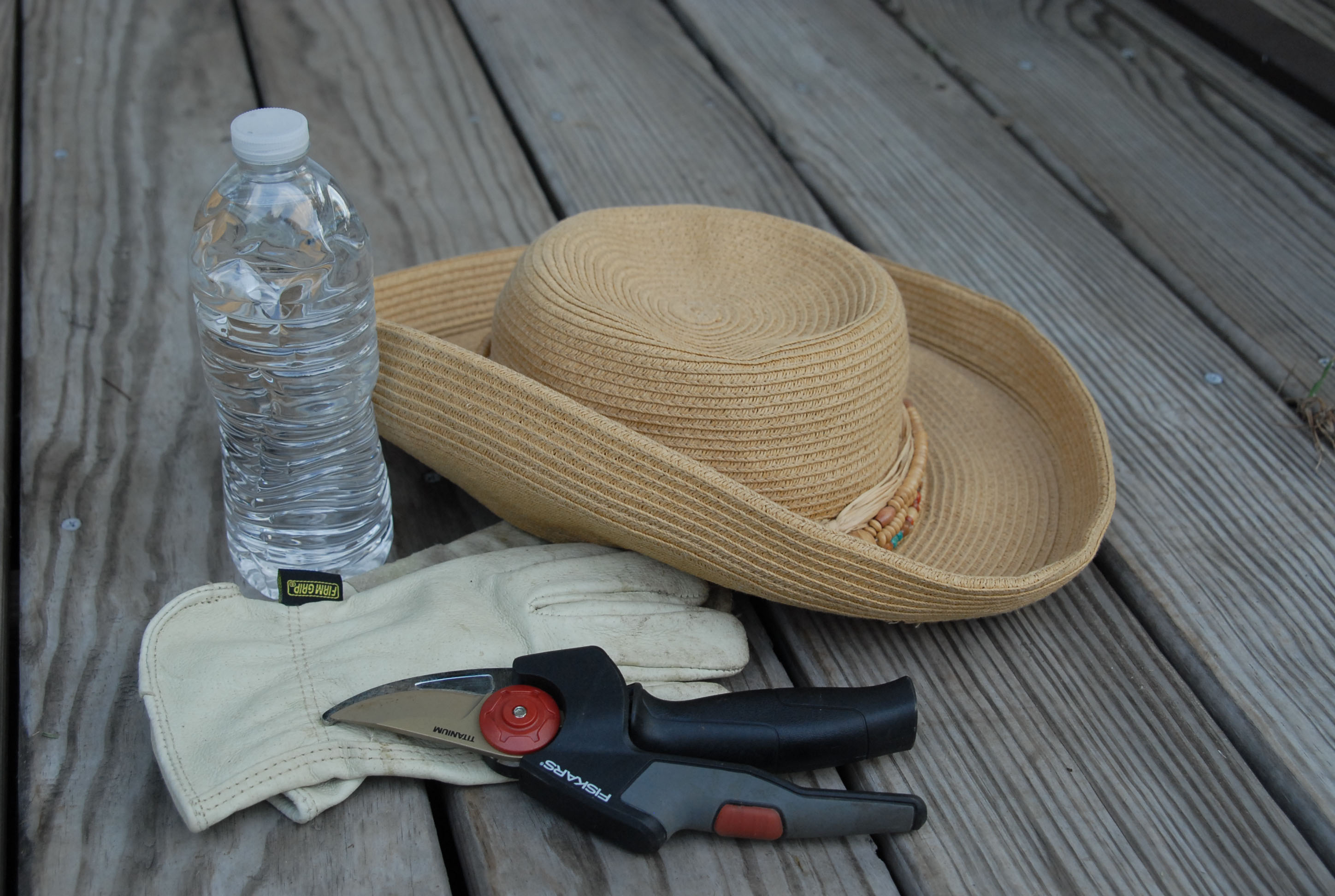 Be cautious when gardening in summer